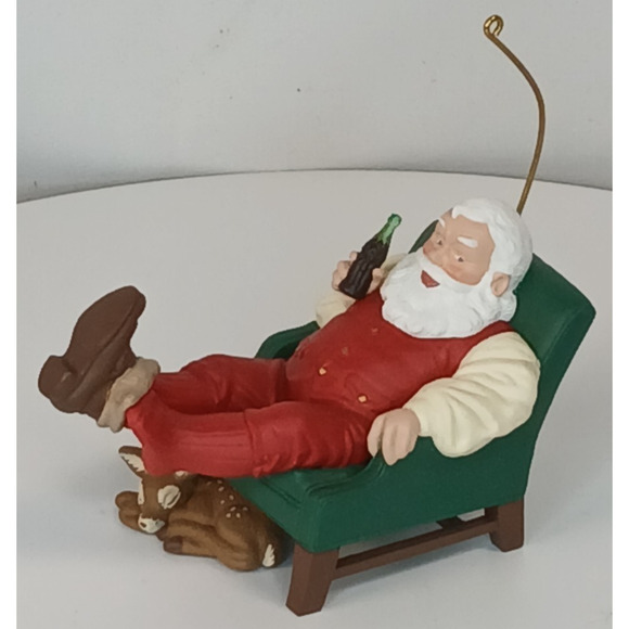 Hallmark Relaxing Moment Coca-Cola Santa Claus Keepsake Ornament - Picture 8 of 10